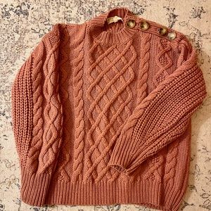 SEZANE JAMES PULL. ROSEWOOD SZ MEDIUM